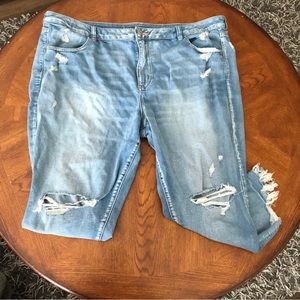 American Eagle High Rise Jegging Crop Size 24